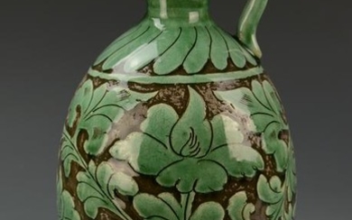 Chinese Green Glazed Cizhou Type Vase