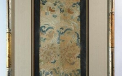 Chinese Qing Dynasty Embroidered Silk Textile