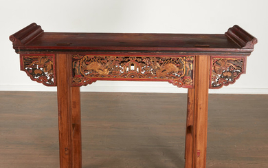 Chinese carved altar table