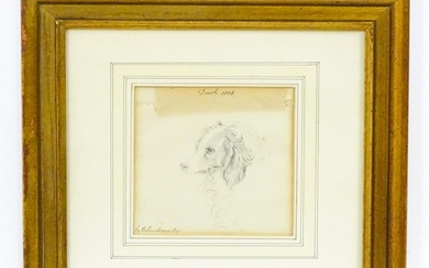 Circle of Sir Edwin Henry Landseer (1802-1873), Pencil drawi...