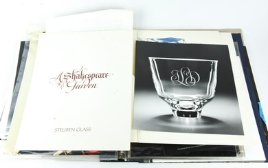 Collection Gelatin Silver Prints Steuben Glassware