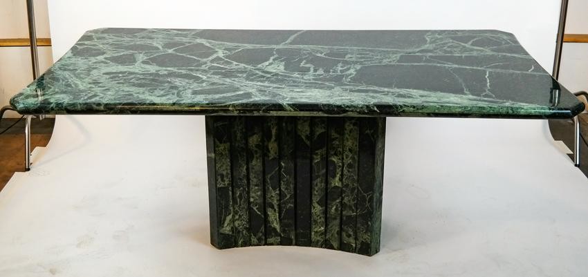 Contemporary Marble Top Table by Pace