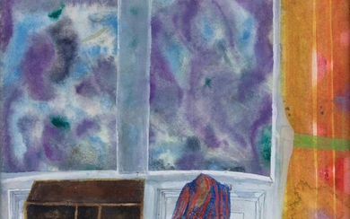 Dame Elizabeth Blackadder DBE RA RSA RSW, Scottish 1931-2021 - Interior, 1971; watercolour and pencil on paper, signed and dated lower right 'Elizabeth Blackadder 1971', 19.3 x 24.5 cm (ARR) Note: This early watercolour demonstrates the artist's...