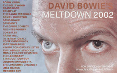 David Bowie: 2002 Meltdown Festival Poster