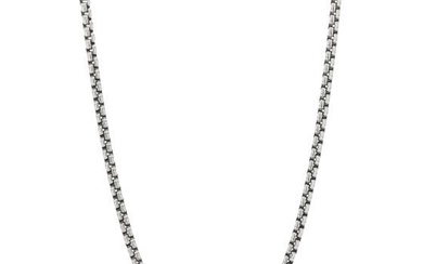 David Yurman Sterling Silver 3.6mm Box Chain Necklace 20"