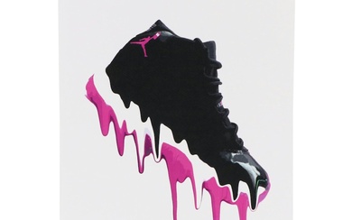 Death NYC Pop Art Graphic Print of Nike Air Jordans, 2020