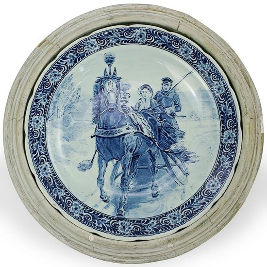 Delft Blue and White Charger