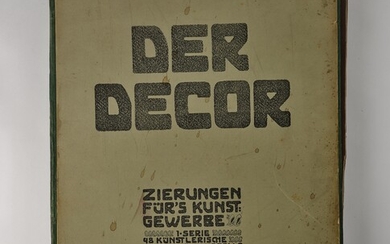 Der Decor - Zierungen für's Kunstgewerbe, first series, 48 facsimile watercolours, published by Friedr. Wolfrum & Co., Vienna and Leipzig, c. 1905