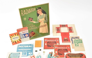 [Dropfabriek De Atlas, 21 articles publicitaires des années 1930 à 1945. (1) "Radiateur. De eenige...