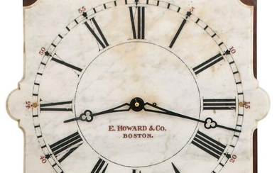 E. Howard & Co. No. 20 Marble Front Wall Clock