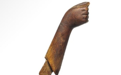 Egyptian Wooden Arm, New Kingdom to Late Period, c.