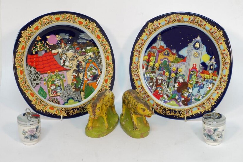 Eleven Rosenthal Winblad "New Year" plates, together...