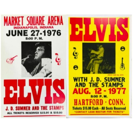 Elvis Presley Rock & Rock Memorabilia Decor Concert