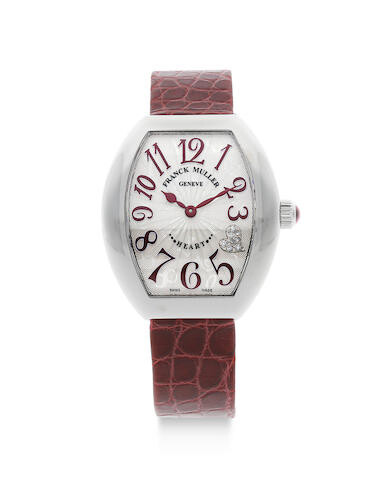 FRANCK MULLER | Heart, A NEW OLD STOCK STAINLESS STEEL WRISTWATCH with Diamond-Set Heart on Dial, CIRCA 2019