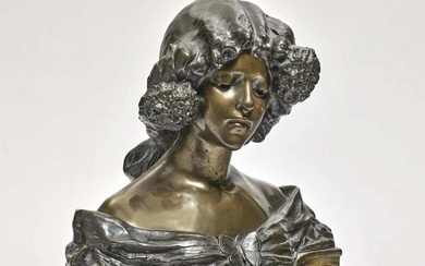 Female bust R. Aulli (?), circa 1890