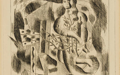 Fernand Léger (1881-1955) Nu au feuillage
