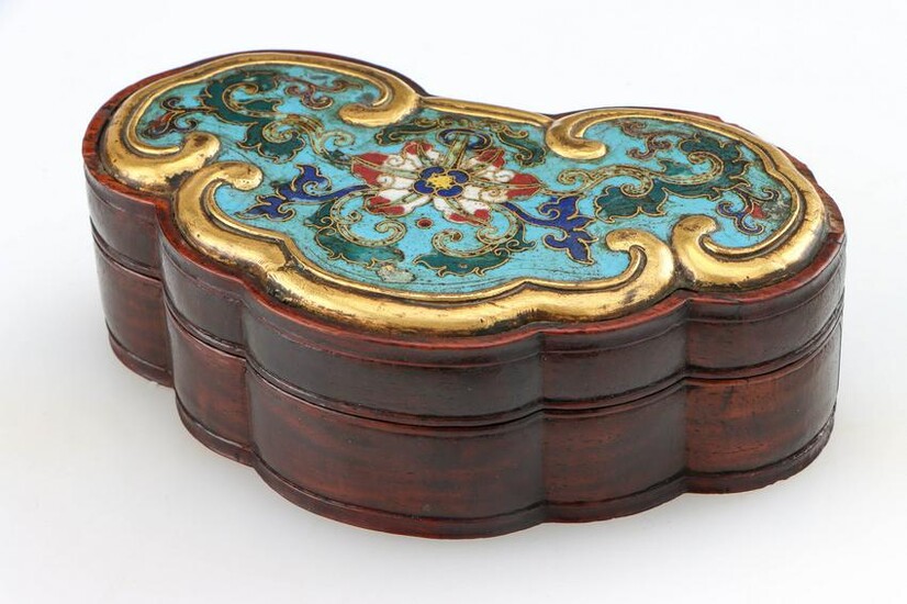 Fine Chinese Cloisonne Enamel Box, 18th Century