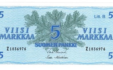 Finland 5 Markkaa 1963
