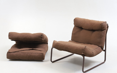 GILLIS LUNDGREN. armchair and extra cushion, “Pixi”, IKEA, 1970s.