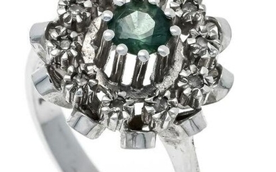Gemstone diamond ring WG 585/0