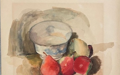 Giorgio Morandi (Attrib) Watercolor on Paper Art: 17" x 18"