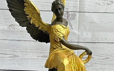 Golden Angel Bronze Sculpture