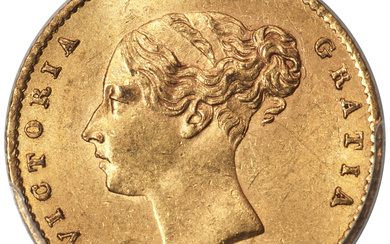 Great Britain: , Victoria gold 1/2 Sovereign 1855 MS63 PCGS,...