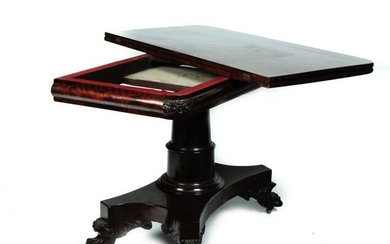 HIGH STYLE EMPIRE DINING TABLE.
