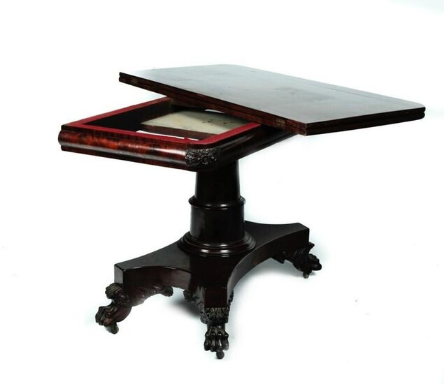 HIGH STYLE EMPIRE DINING TABLE.
