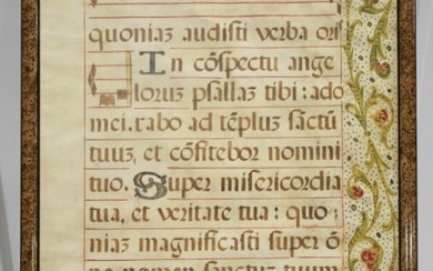 Hand-Written Antique Religious Manuscript On Paper