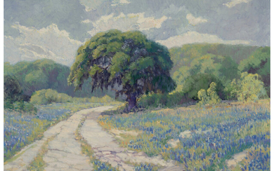 Harry Anthony de Young (1893-1956), Path through the Bluebonnets (1929)