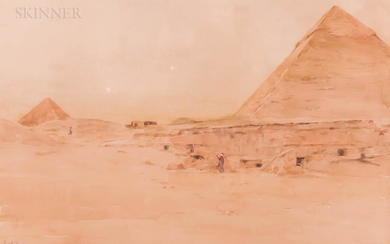 Henry Bacon (American, 1839-1912) Pyramids