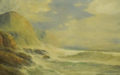 Henry Duessel Oil on Canvas Seascape