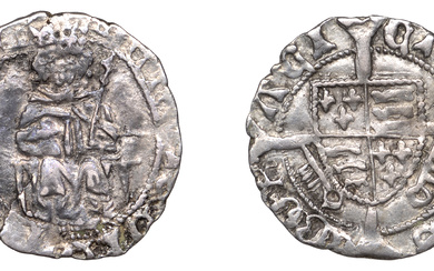 Henry VII (1485-1509), Penny, Sovereign type, York, Abp Rotherham, no mm., single...