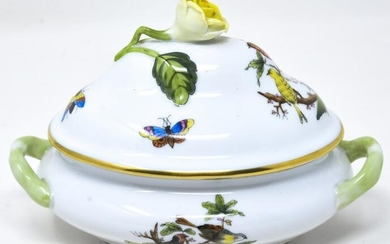 Herend Hungary Porcelain Rothschild Bird Box