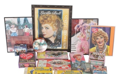 "I Love Lucy" Puzzles and Board Games, Mid to Late 20th Century