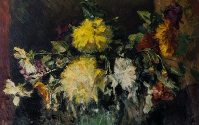 ISTVAN BOLDIZSAR | Flower Still Life, 1957 (Hungarian