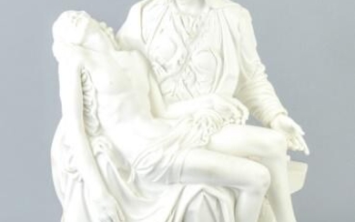 Italian Cast Marble Michelangelo Pietà Sculpture