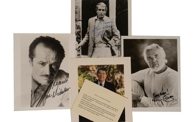 JACK NICHOLSON AND OTHER CELEBRITIES AUTOGRAPHS