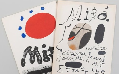 Joan Miro (1893-1983):Oiseau solaire, Oiseau lunaire, Etincelles; and Recent Paintings
