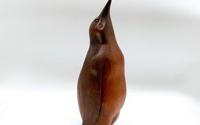 Jose Pinal (1913-1983) Wood Sculpture, Penguin