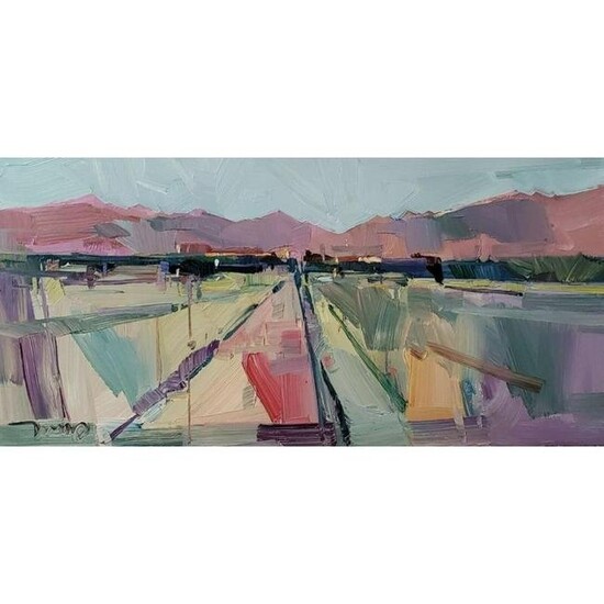 Jose Trujillo, Impressionist Landscape Oil Painting