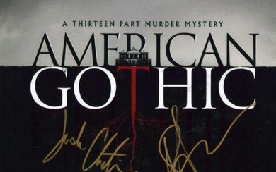Justin Chatwin & Anthony Starr American Gothic Signed 8x10 Photo BAS #X71002
