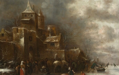 KLAES MOLENAER (1630 / 1676) "Winter landscape"