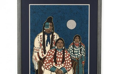 Kevin Redstar (b. 1943), Crow Indian Family