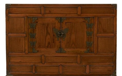 Korean Cabinet with Paktong Mounts