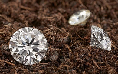 LOOSE BRILLIANT. Diamants : 1 brillant 6,09 ct, P1/F, proportions : bonnes, symétrie : bonne,...