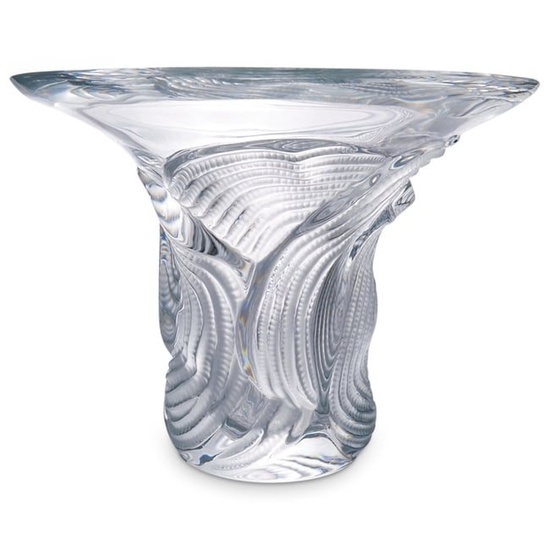 Lalique "Sertella" Crystal Vase
