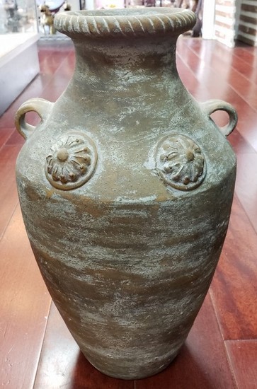 Late 19th/Early 20th Century Greek Terracotta Olive Oil