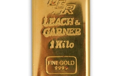 Leach & Garner 1 Kilo Gold Bar